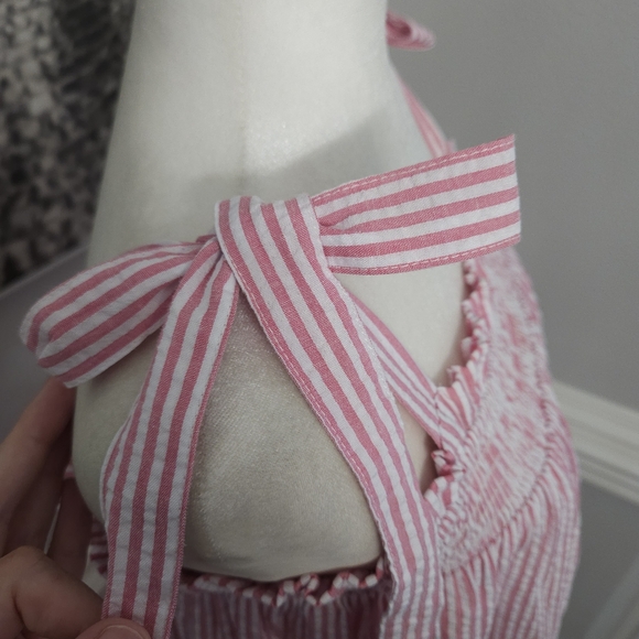 Avara Nicolette dress pink and white size Small - Picture 6 of 11